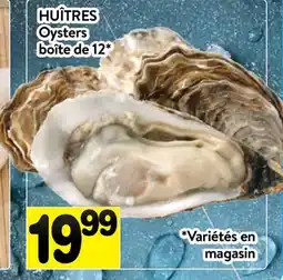 Supermarché PA HUÎTRES | Oysters offer