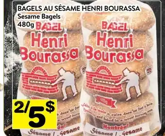 Supermarché PA BAGELS AU SÉSAME HENRI BOURASSA |Sesame Bagels offer