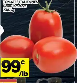 Supermarché PA TOMATES ITALIENNES | Roma Tomatoes offer