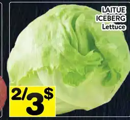 Supermarché PA LAITUE ICEBERG | Lettuce offer