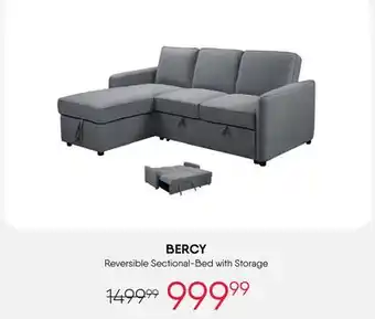 Meubles RD Reversible Sectional-Bed with Storage offer