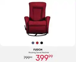 Meubles RD FUSION Rocking Swivel Recliner offer