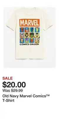 Old Navy Old Navy Marvel Comics T-Shirt offer