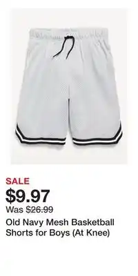 Old Navy Old Navy Mesh Basketball Shorts for Boys (At Knee) offer