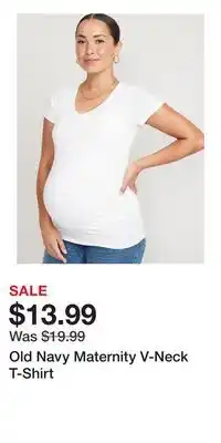 Old Navy Old Navy Maternity V-Neck T-Shirt offer