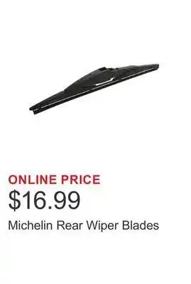 Costco Michelin Rear Wiper Blades offer