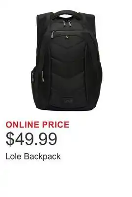 Costco Lole Backpack offer