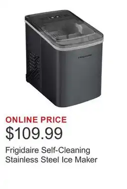 Costco Frigidaire Self-Cleaning Stainless Steel Ice Maker offer