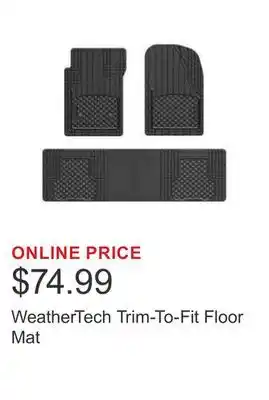 Costco WeatherTech Trim-To-Fit Floor Mat offer