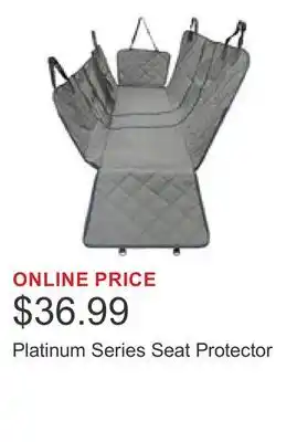 Costco Platinum Series Seat Protector offer