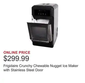 Costco Frigidaire Crunchy Chewable Nugget Ice Maker with Stainless Steel Door offer