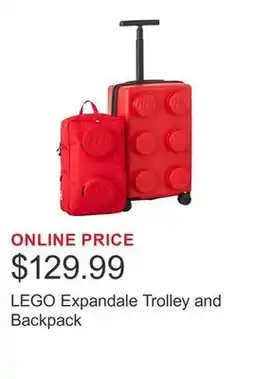 Costco LEGO Expandale Trolley and Backpack offer