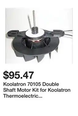 Newegg Koolatron 70105 Double Shaft Motor Kit for Koolatron Thermoelectric Coolers offer