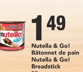 Marché Adonis NUTELLA & GO! BREADSTICK offer