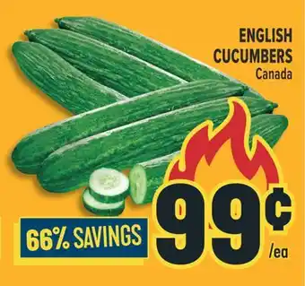 Marché Adonis ENGLISH CUCUMBERS offer