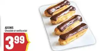 Marché Adonis ADONIS Chocolate or vanilla eclair offer