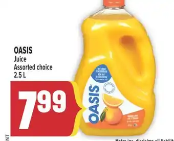 Marché Adonis OASIS Juice offer