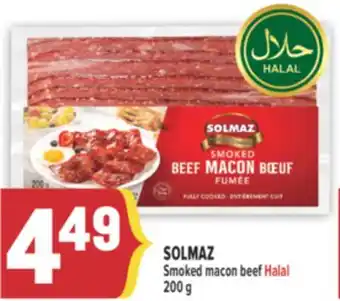 Marché Adonis SOLMAZ Smoked macon beef Halal offer