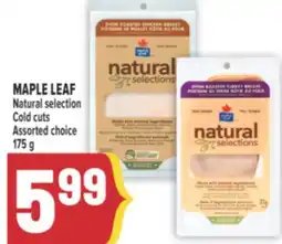 Marché Adonis MAPLE LEAF NATURAL SELECTION COLD CUTS offer