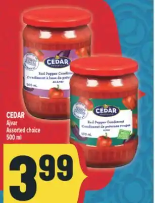 Marché Adonis CEDAR AJVAR offer