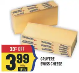 Marché Adonis GRUYERE SWISS CHEESE offer