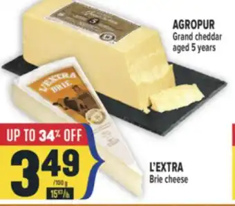 Marché Adonis AGROPUR Grand cheddar aged 5 years offer