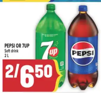 Marché Adonis PEPSI OR 7UP SOFT DRINK offer