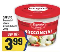 Marché Adonis SAPUTO BOCCONCINI CHEESE offer