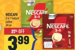 Marché Adonis NESCAFE 3 in 1 instant coffee offer