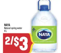 Marché Adonis NAYA Natural spring water offer