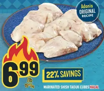 Marché Adonis MARINATED SHISH TAOUK CUBES HALAL offer