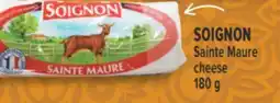 Marché Adonis SOIGNON Sainte Maure cheese offer