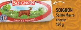 Marché Adonis SOIGNON Sainte Maure cheese offer