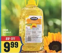 Marché Adonis CEDAR Sunflower oil offer