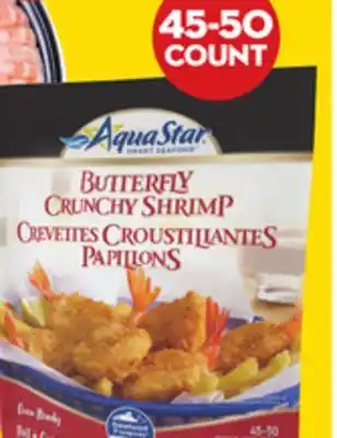 Giant Tiger Aqua Star frozen breaded shrimp offer