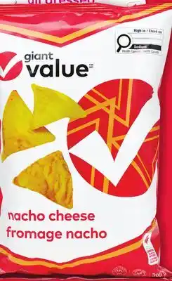 Giant Tiger Giant Value Nacho cheese offer