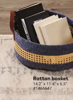 Giant Tiger Rattan basket offer