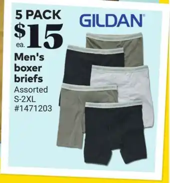 Giant Tiger GILDAN Men's boxer briefs offer