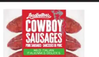 Giant Tiger Leadbetters Cowboy Sausages offer