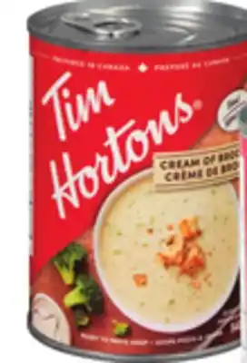 Giant Tiger Tim Hortons canned soup offer