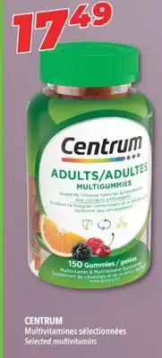 Familiprix CENTRUM Selected multivitamins offer