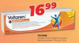 Familiprix VOLTAREN Emulgel, Back and muscle pain, 120 g or 150 g offer