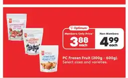 Shoppers Drug Mart PC Frozen Fruit offer