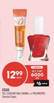 Shoppers Drug Mart ESSIE GEL COUTURE NAIL ENAMEL or TREATMENTS offer