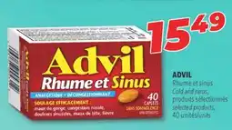 Familiprix ADVIL Cold and sinus selected products offer