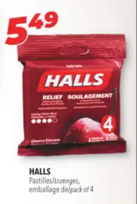 Familiprix HALLS Lozenges offer