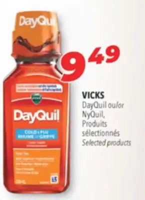 Familiprix VICKS, DayQuil or NyQuil, Selected products offer