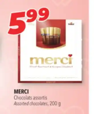 Familiprix MERCI Assorted chocolates, 200 g offer