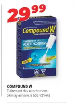 Familiprix COMPOUND W Skin tag remover, 8 applications offer