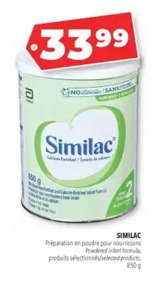 Familiprix SIMILAC Powdered infant formula offer